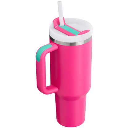 Car-Cup Friendly The Quencher H2.0 Flowstate Tumbler D050X - Premium Stainless Steel Straw Cup for All-Day Hydration Detail