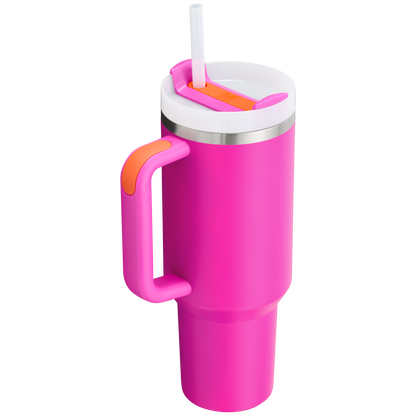 Car-Cup Friendly The Quencher H2.0 Flowstate Tumbler D050X - Premium Stainless Steel Straw Cup for All-Day Hydration Detail