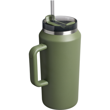 Splash-Resistant FlowState The Quencher H2.0 Flowstate Tumbler D033Q - Double-Wall Vacuum Insulated Travel Tumbler with Straw Detail