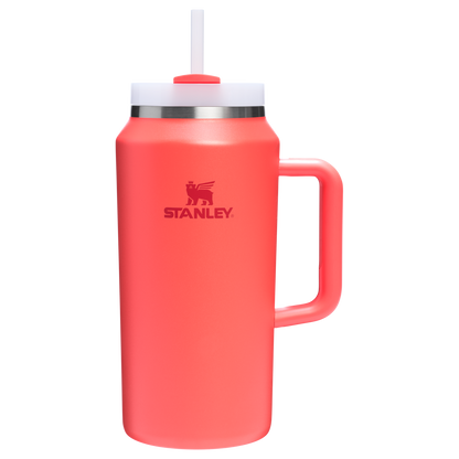 Splash-Resistant FlowState The Quencher H2.0 Flowstate Tumbler D033Q - Double-Wall Vacuum Insulated Travel Tumbler with Straw Detail