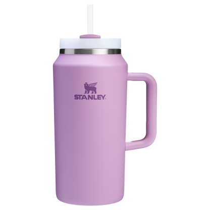 Splash-Resistant FlowState The Quencher H2.0 Flowstate Tumbler D033Q - Double-Wall Vacuum Insulated Travel Tumbler with Straw Detail