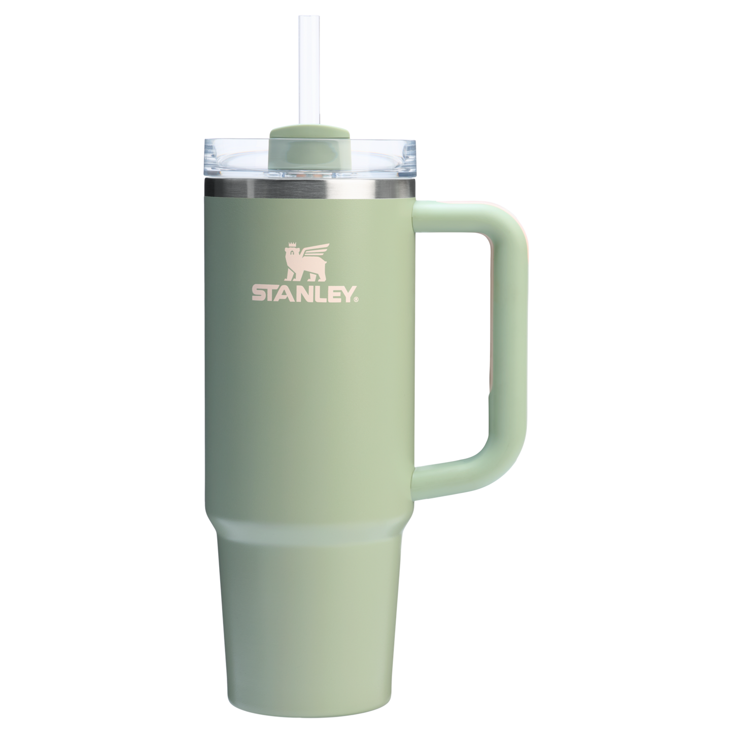 Insulated Travel The Quencher H2.0 Flowstate Tumbler | Stanley Create D331C - Double-Wall Vacuum Insulated Travel Tumbler with Straw Detail