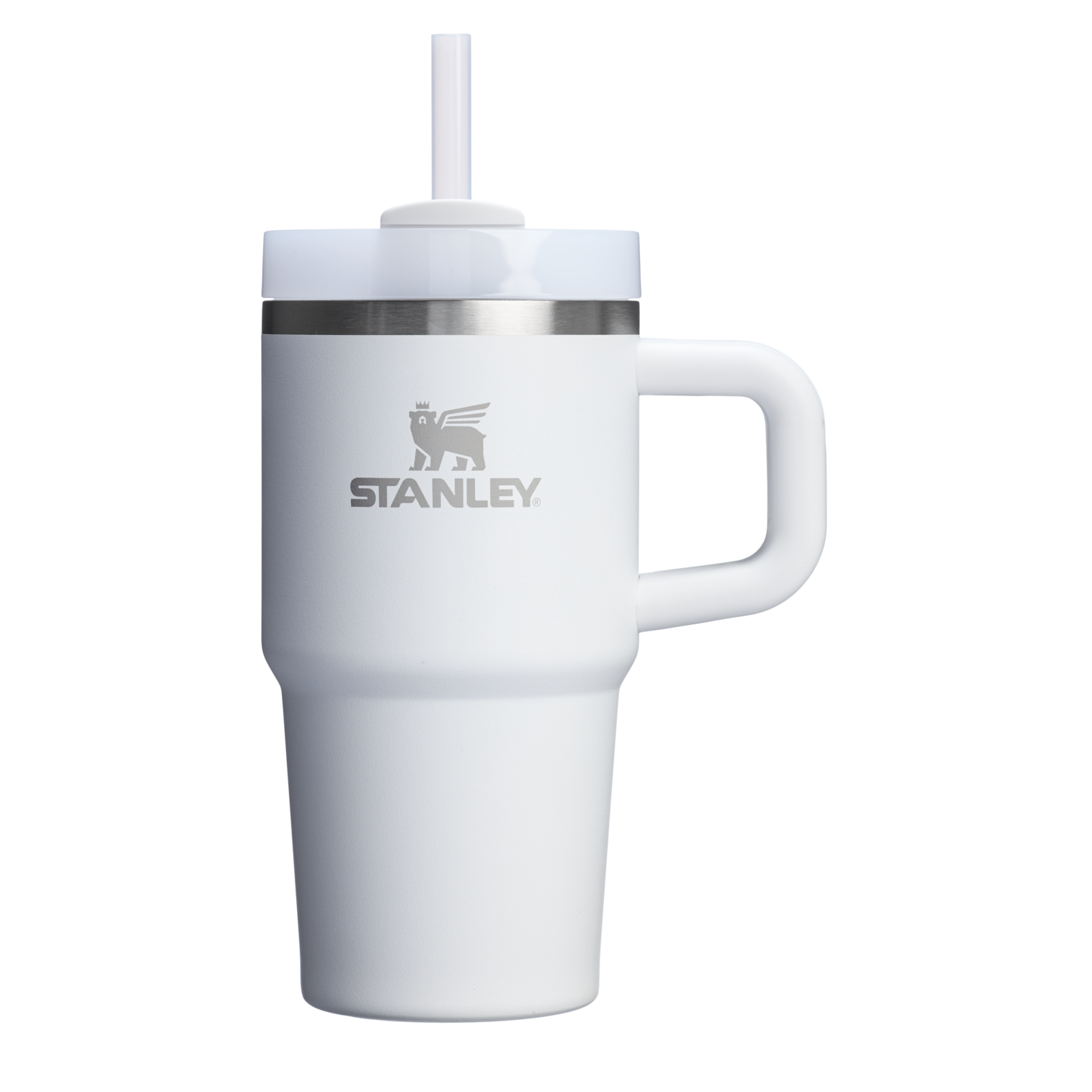 Double-Wall Vacuum The Quencher H2.O Flowstate Tumbler with Handle | Stanley Create D309N - 40oz Large Capacity Car-Cup Friendly Quencher Detail