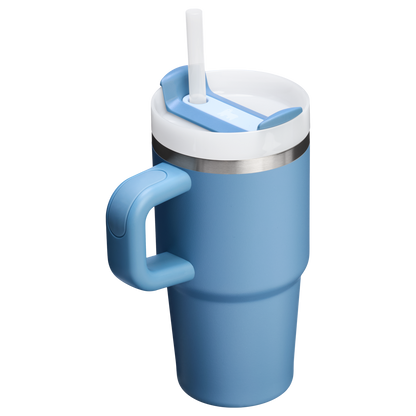 Insulated Travel The Quencher H2.O Flowstate Tumbler | Stanley Create D274S - Double-Wall Vacuum Insulated Travel Tumbler with Straw Detail