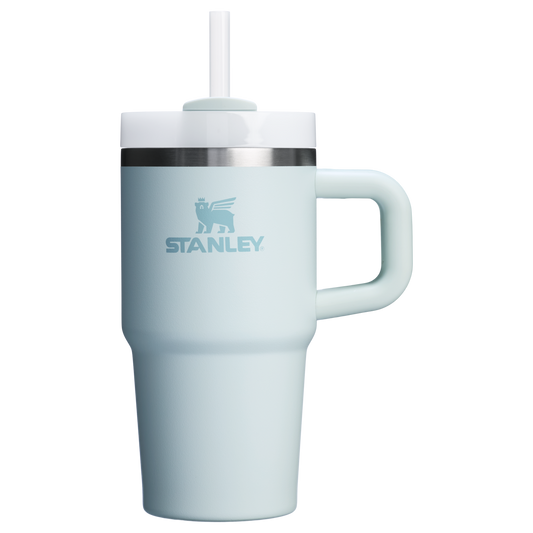 Double-Wall Vacuum The Quencher H2.O Flowstate Tumbler with Handle | Stanley Create D309N - 40oz Large Capacity Car-Cup Friendly Quencher - Meadow