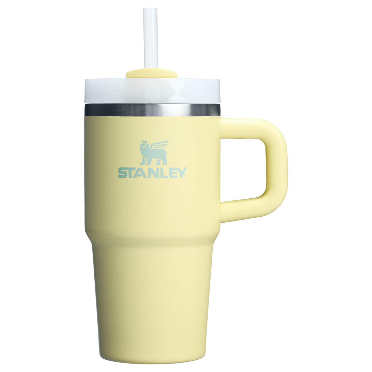 Double-Wall Vacuum The Quencher H2.O Flowstate Tumbler with Handle | Stanley Create D309N - 40oz Large Capacity Car-Cup Friendly Quencher Detail