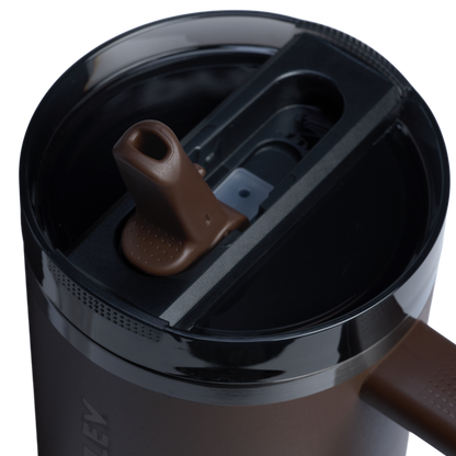 Car-Cup Friendly The Quencher H2.0 Flowstate Tumbler D050X - Premium Stainless Steel Straw Cup for All-Day Hydration Detail