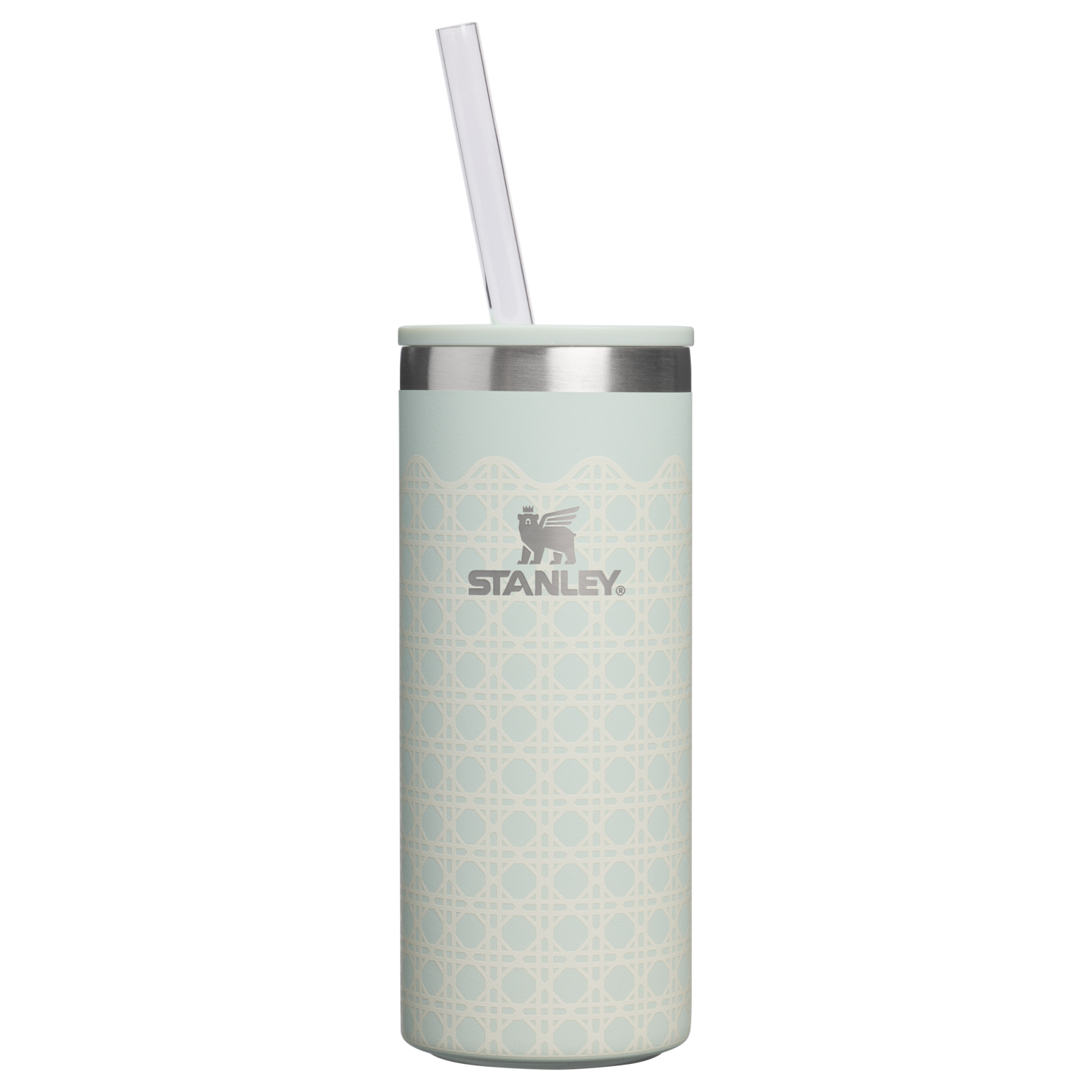Ice-Retention The Everyday Slim Can Cooler Cup D350R - Leak-Proof Insulated Mini Cooler Bag for Lunch - Mist Rattan