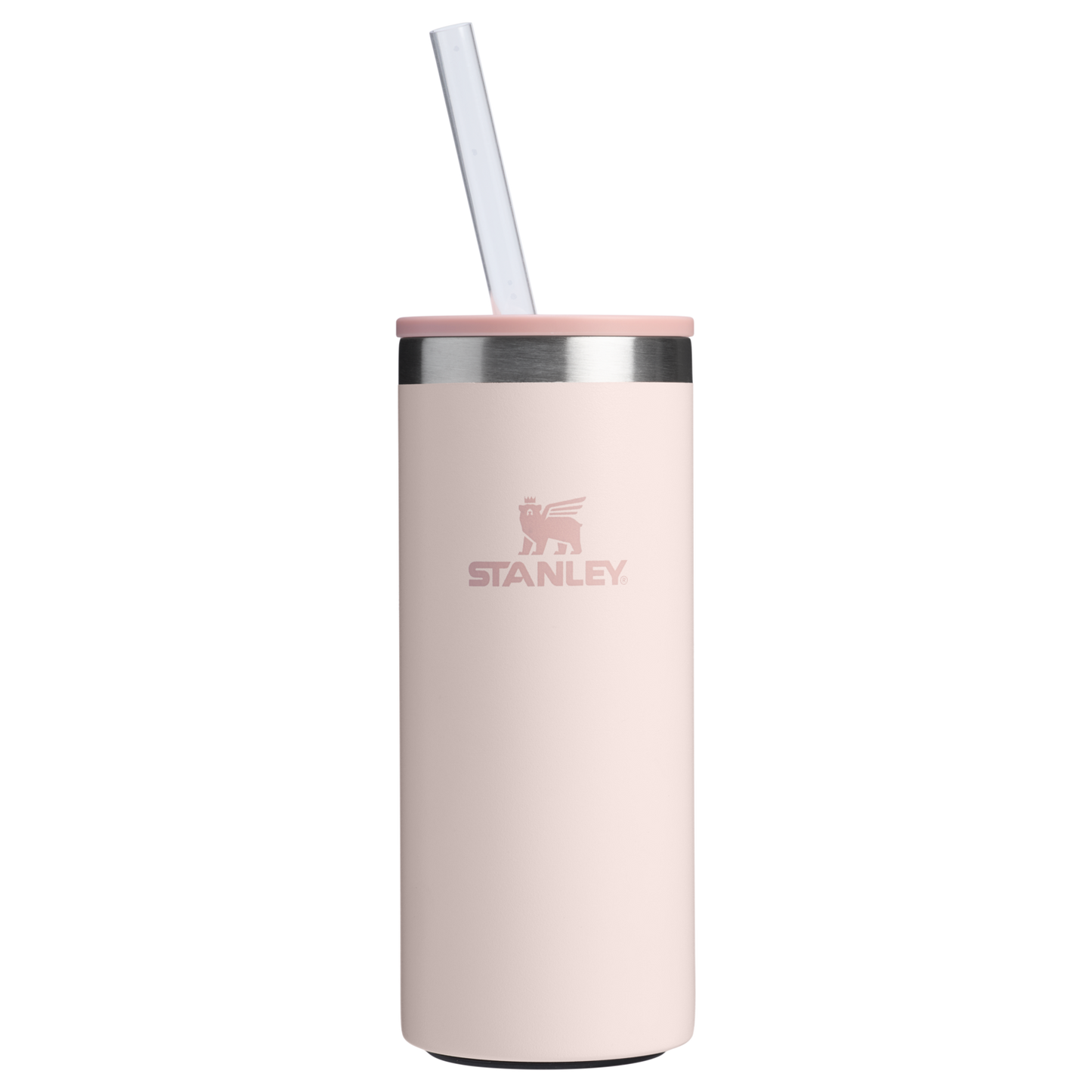 Leak-Proof Insulated The Everyday Slim Can Cooler Cup D065Q - Julienne Series Portable Picnic Chiller Tote - Rose Quartz