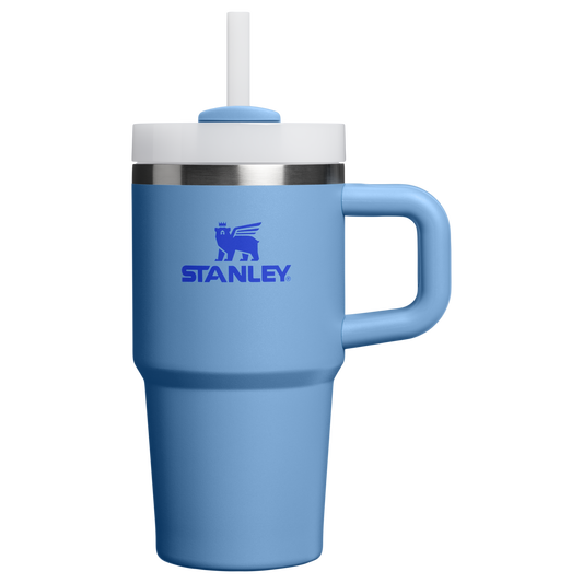 Insulated Travel The Quencher H2.O Flowstate Tumbler | Stanley Create D274S - Double-Wall Vacuum Insulated Travel Tumbler with Straw - Blue Sky
