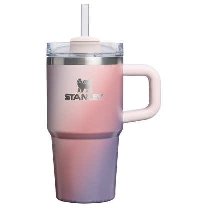 Car-Cup Friendly The Quencher H2.O Flowstate Tumbler D069R - 40oz Large Capacity Car-Cup Friendly Quencher - Dawn Spiral