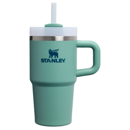 Insulated Travel The Quencher H2.O Flowstate Tumbler | Stanley Create D274S - Double-Wall Vacuum Insulated Travel Tumbler with Straw - Spring Green