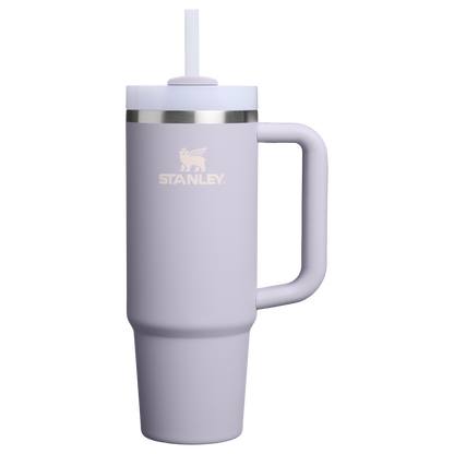 Insulated Travel The Quencher H2.0 Flowstate Tumbler | Stanley Create D331C - Double-Wall Vacuum Insulated Travel Tumbler with Straw - Purple Dust