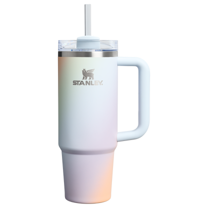 Large Capacity The Quencher H2.0 Flowstate Tumbler D051L - Premium Stainless Steel Straw Cup for All-Day Hydration - Sunrise Spiral
