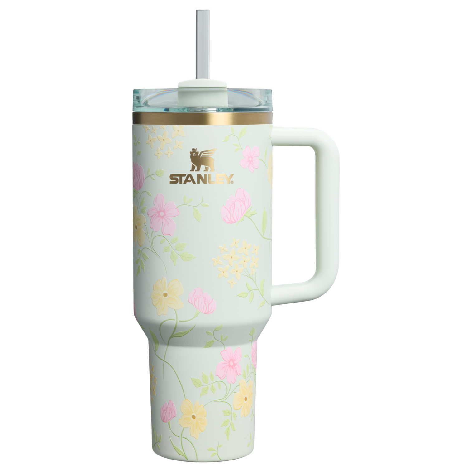Large Capacity The Easter Quencher H2.0 Flowstate Tumbler D256K - 40oz Large Capacity Car-Cup Friendly Quencher - Spring Blossoms
