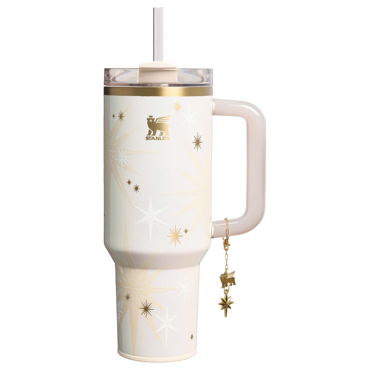 Large Capacity The Quencher Luxe H2.0 Flowstate Tumbler D368A - Premium Stainless Steel Straw Cup for All-Day Hydration - Starlight Shimmer