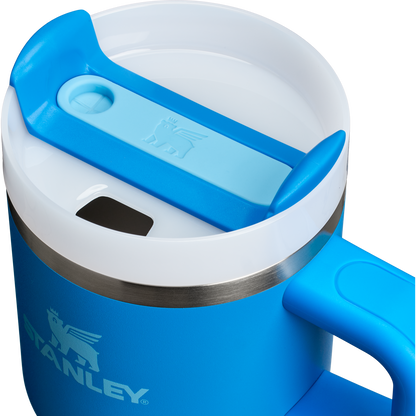 Double-Wall Vacuum The Quencher H2.O Flowstate Tumbler with Handle | Stanley Create D309N - 40oz Large Capacity Car-Cup Friendly Quencher Detail