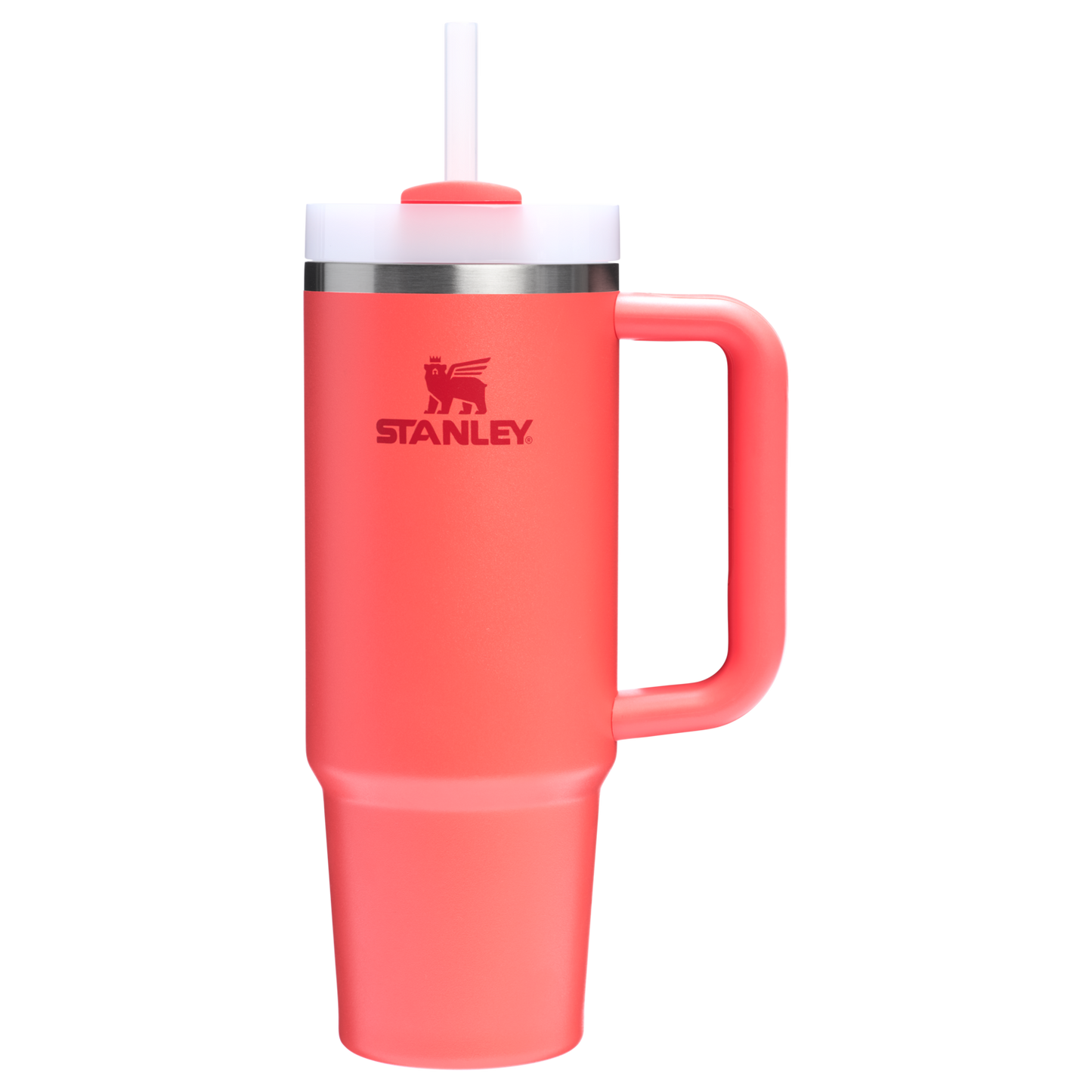 Large Capacity The Quencher H2.0 Flowstate Tumbler D051L - Premium Stainless Steel Straw Cup for All-Day Hydration - Hot Coral