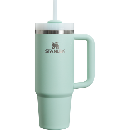 Insulated Travel The Quencher H2.0 Flowstate Tumbler | Stanley Create D331C - Double-Wall Vacuum Insulated Travel Tumbler with Straw Detail