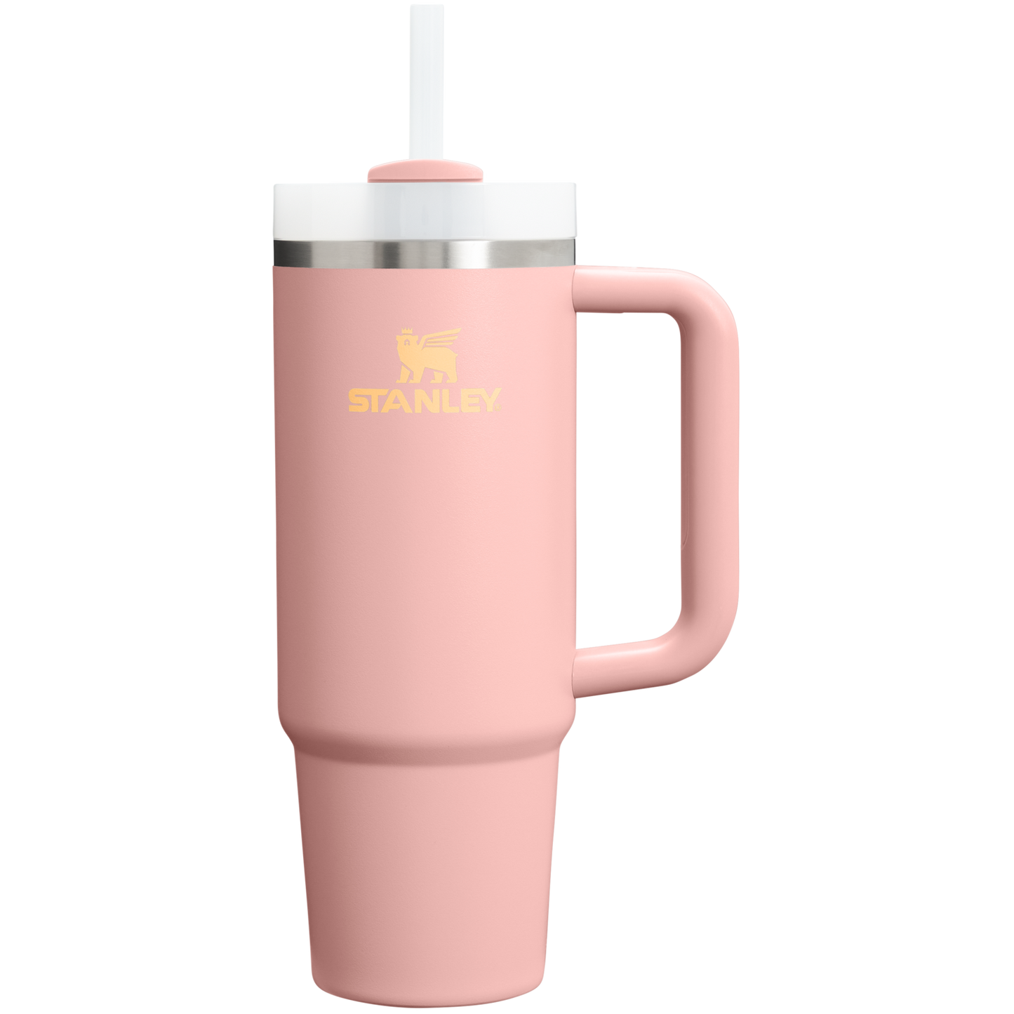 Large Capacity The Quencher H2.0 Flowstate Tumbler D051L - Premium Stainless Steel Straw Cup for All-Day Hydration - Peach Rose