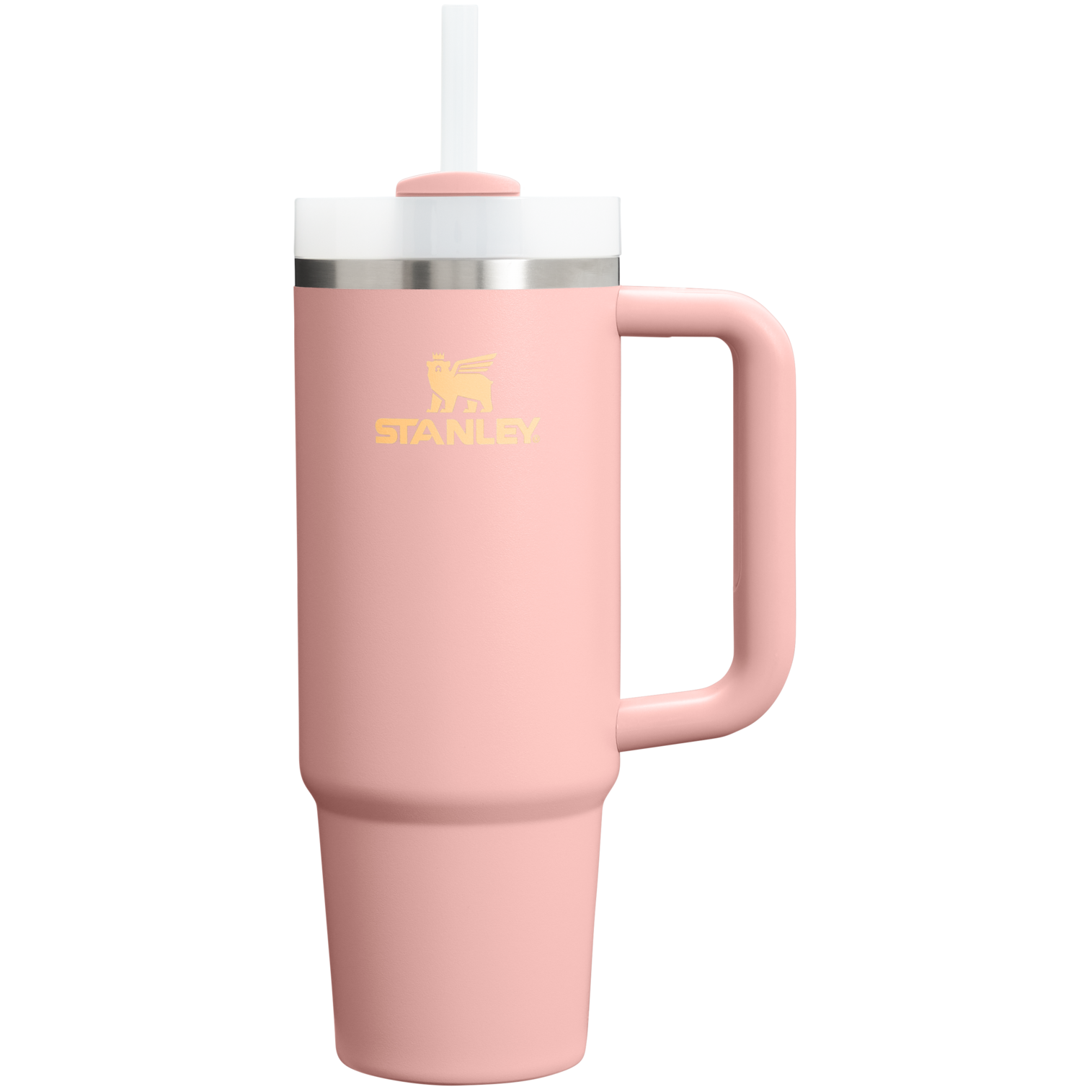 Large Capacity The Quencher H2.0 Flowstate Tumbler D051L - Premium Stainless Steel Straw Cup for All-Day Hydration - Peach Rose