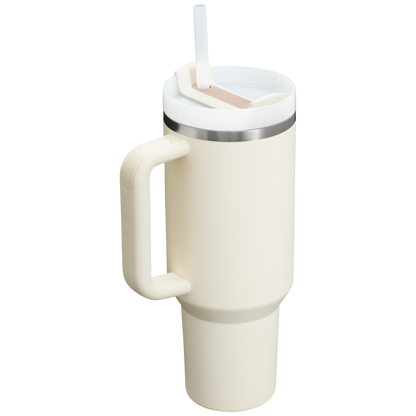 Splash-Resistant FlowState The Quencher H2.0 Flowstate Tumbler  | Stanley Create D332L - 40oz Large Capacity Car-Cup Friendly Quencher Detail