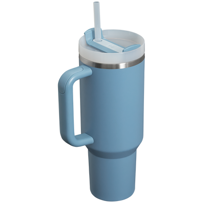Splash-Resistant FlowState The Quencher H2.0 Flowstate Tumbler  | Stanley Create D332L - 40oz Large Capacity Car-Cup Friendly Quencher Detail