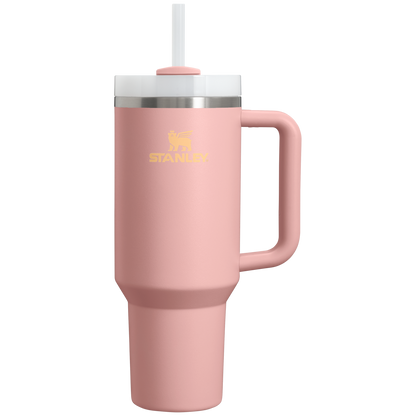 Car-Cup Friendly The Quencher H2.0 Flowstate Tumbler D050X - Premium Stainless Steel Straw Cup for All-Day Hydration - Peach Rose
