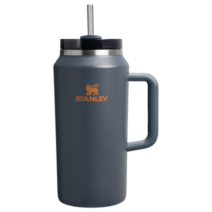 Splash-Resistant FlowState The Quencher H2.0 Flowstate Tumbler D033Q - Double-Wall Vacuum Insulated Travel Tumbler with Straw - Twilight