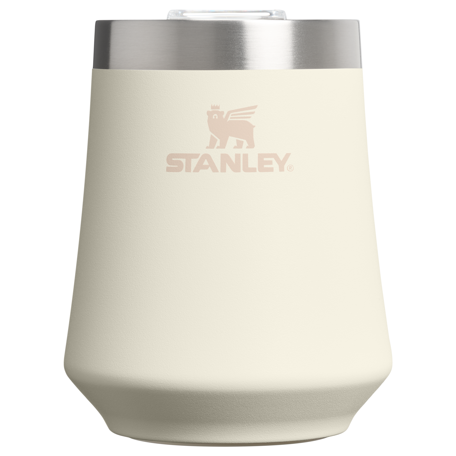 Flavor-Preserving The Reserve Wine Tumbler | Stanley Create D302P - Elegant Stemless Vacuum Insulated Wine Tumbler - Cream