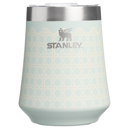 Premium Matte The Reserve Wine Tumbler D352C - Reserve Collection Stainless Steel Whiskey Cup - Mist Rattan