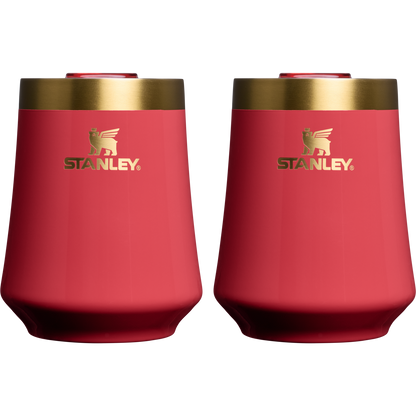 Vacuum Insulated Wine The Cheers & Cheer Reserve Wine Tumbler | 2-pack D190T - Elegant Stemless Vacuum Insulated Wine Tumbler Detail