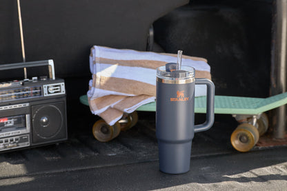 Splash-Resistant FlowState The Quencher H2.0 Flowstate Tumbler  | Stanley Create D332L - 40oz Large Capacity Car-Cup Friendly Quencher Detail